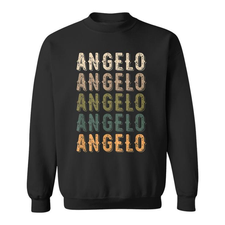 Angelo Personalized Reunion Matching Family Name Sweatshirt