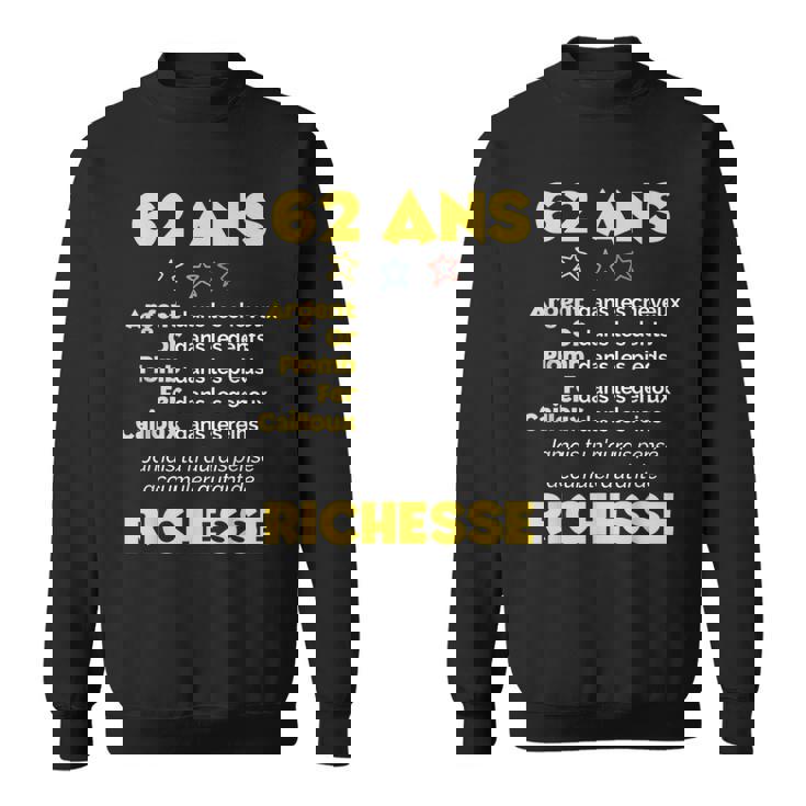 1963 Anniversaire 62 Ans Humour Homme Né En 1963Intage Sweat à Capuche