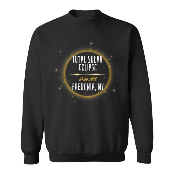 April 8Th 2024 Total Solar Eclipse In Fredonia New York Ny Sweatshirt
