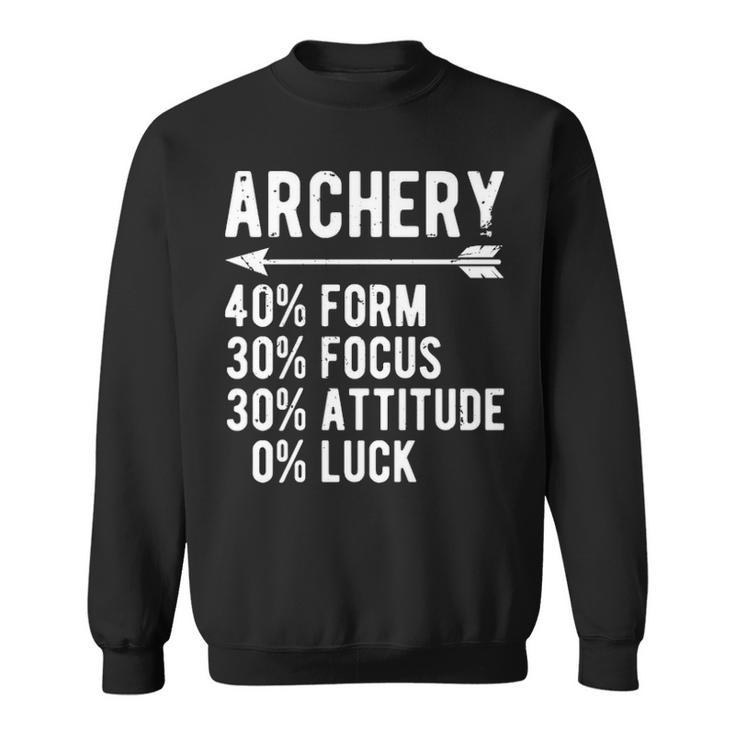 Archery Definition Archer Archery Lover Archers Sweatshirt