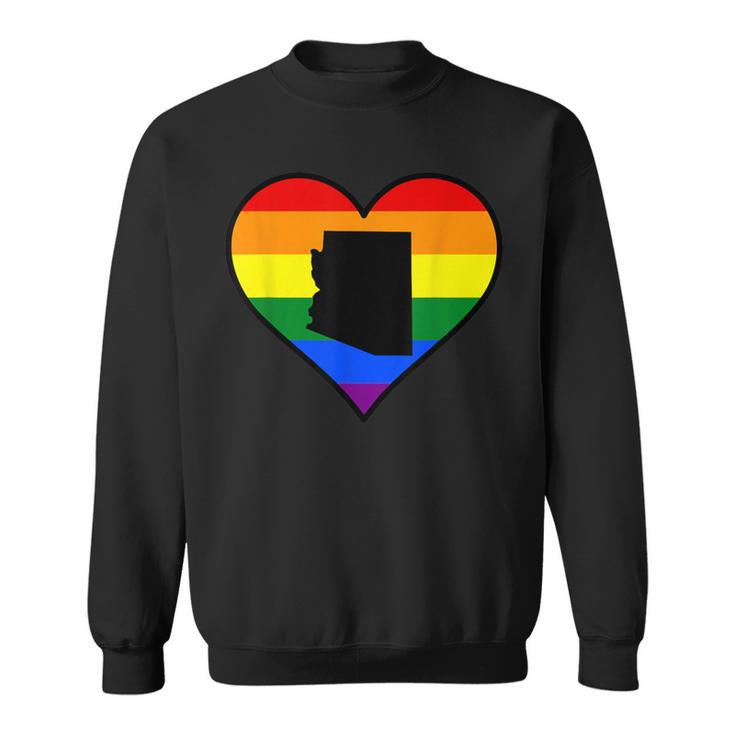 Arizona Gay Pride Heart Sweatshirt