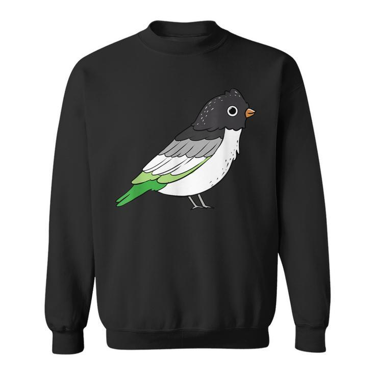 Aromantic Pride Bird Asexual Sweatshirt