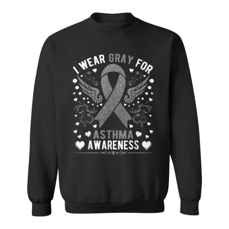 Asthma Awareness Family Support Group Apparel Matching Sweatshirt