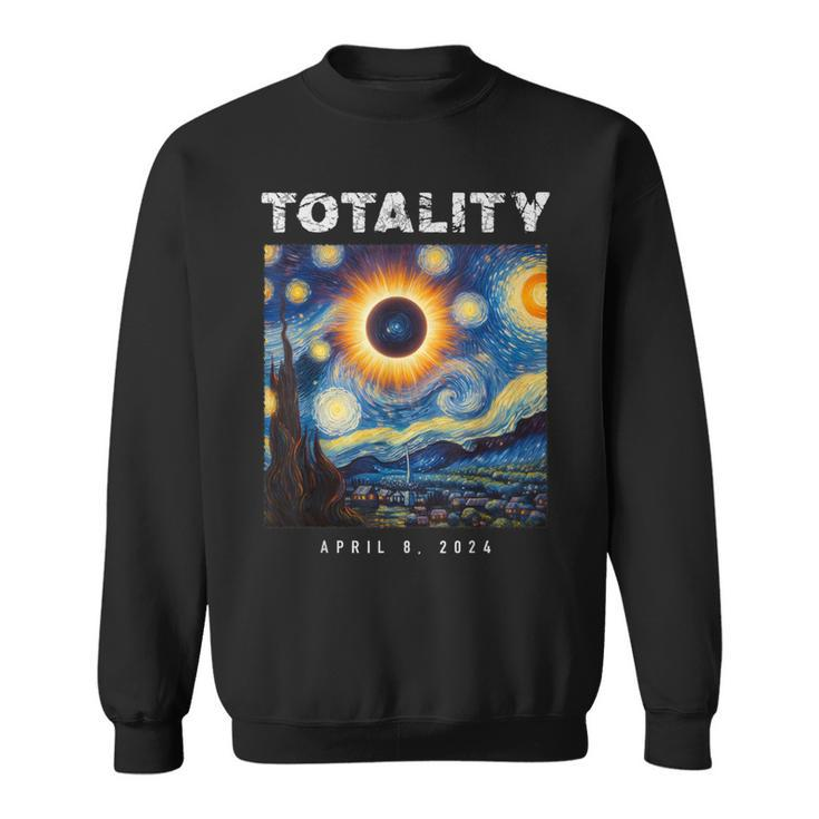 Astronomy Lovers Total Solar Eclipse 2024 Totality 040824 Sweatshirt
