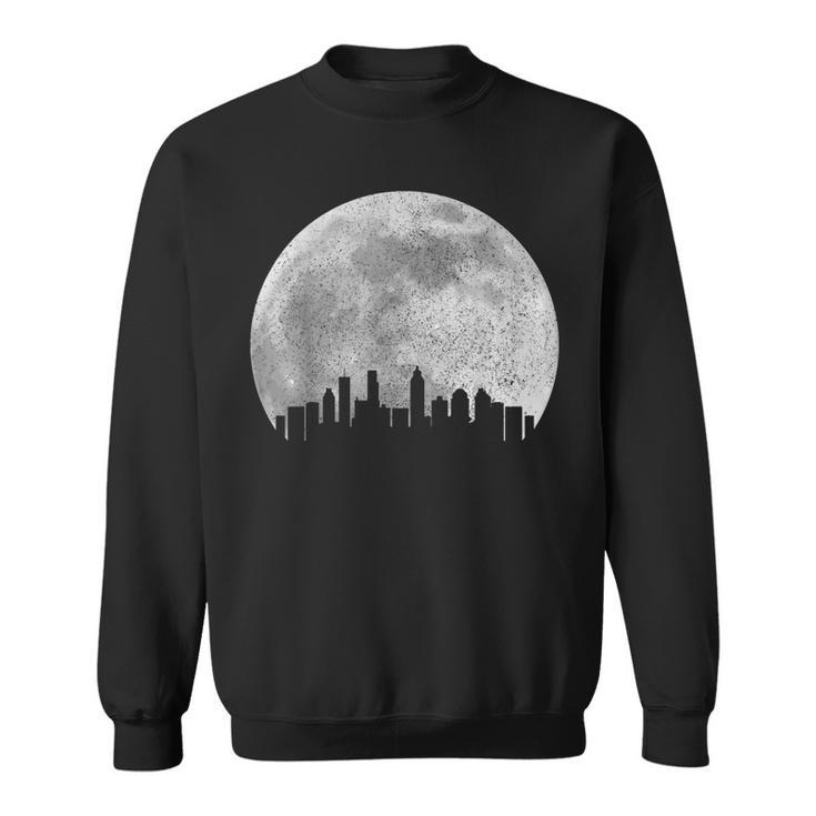 Atlanta Skyline Moon Pride Georgia Vintage Atlanta Sweatshirt