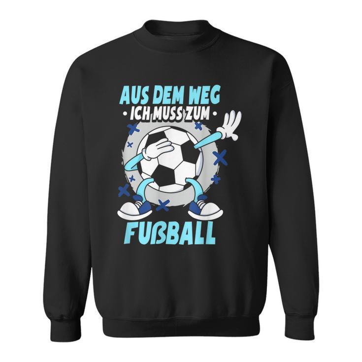 Aus Dem Weg Ich Muss Zum Football Sweatshirt