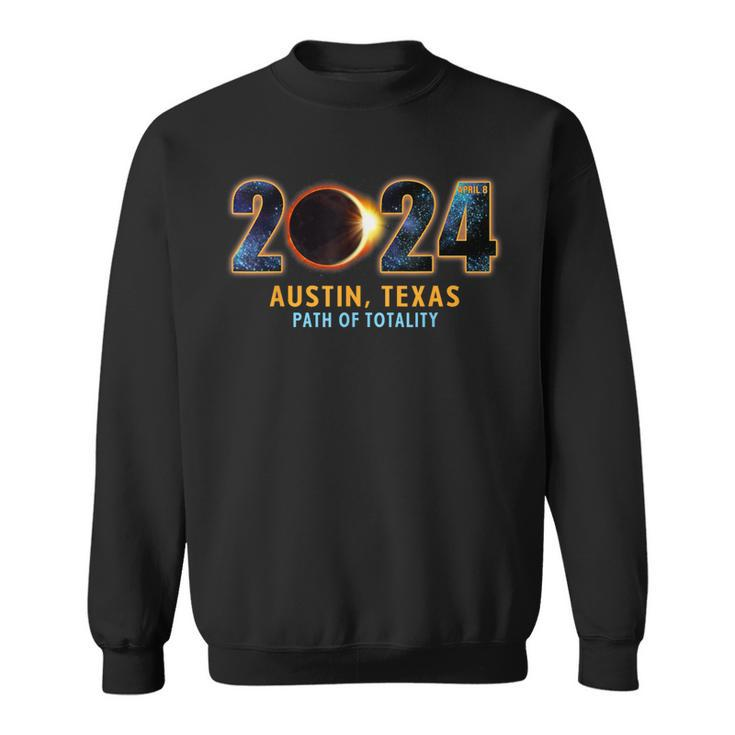 Austin Texas Total Solar Eclipse 2024 Sweatshirt