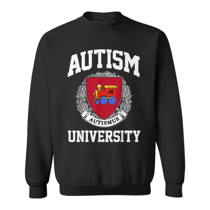 Autism Awareness University Puzzle Pieces Support Autismus Sweatshirt
