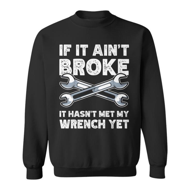 Backprint Vintage Car Car Mechanic Car Restorer Sweatshirt