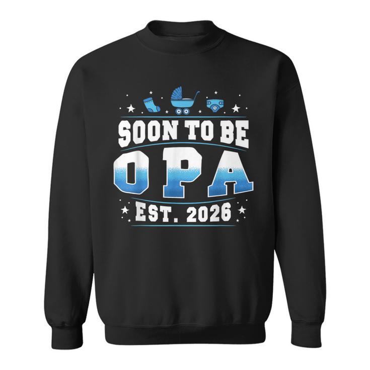 Bald Opa 2026 Neue Papa Schwangerschaft Enthüllen Sweatshirt