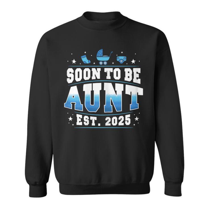 Bald Tante 2025 Neue Papa Schwangerschaft Enthüllen Sweatshirt