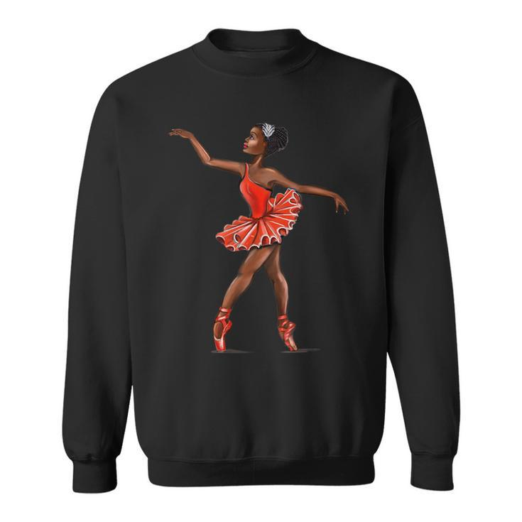 Ballet Black African American Ballerina Sweatshirt