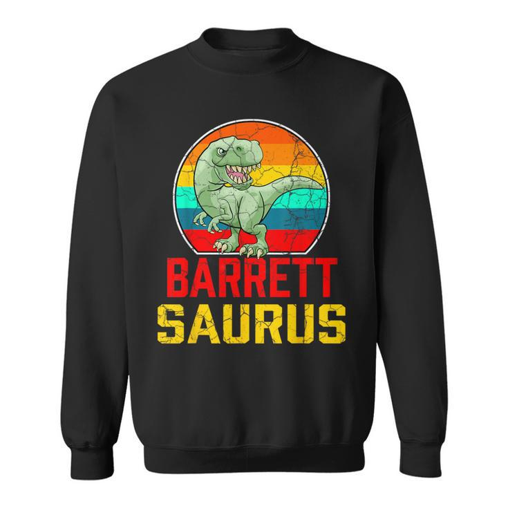 Barrett Saurus Family Reunion Last Name Team Custom Sweatshirt