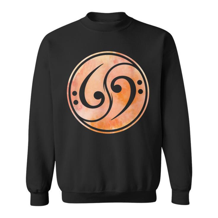 Bass Clef Music Bass Guitar Sweatshirt