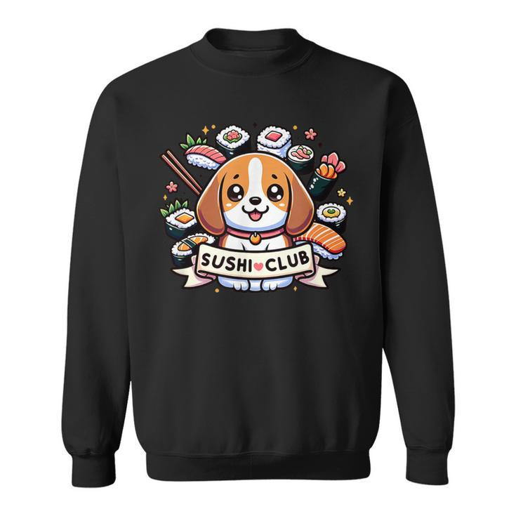 Beagle Fantasie Sushi Club Dog Sweatshirt