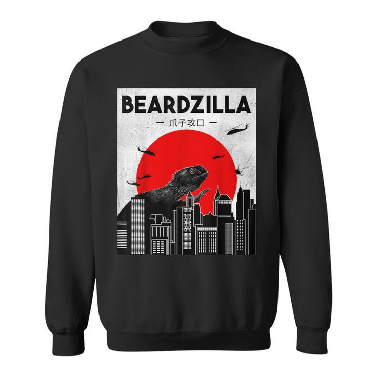 Bearded Dragon Beardzilla Lizard Lover Reptile Lover Sweatshirt