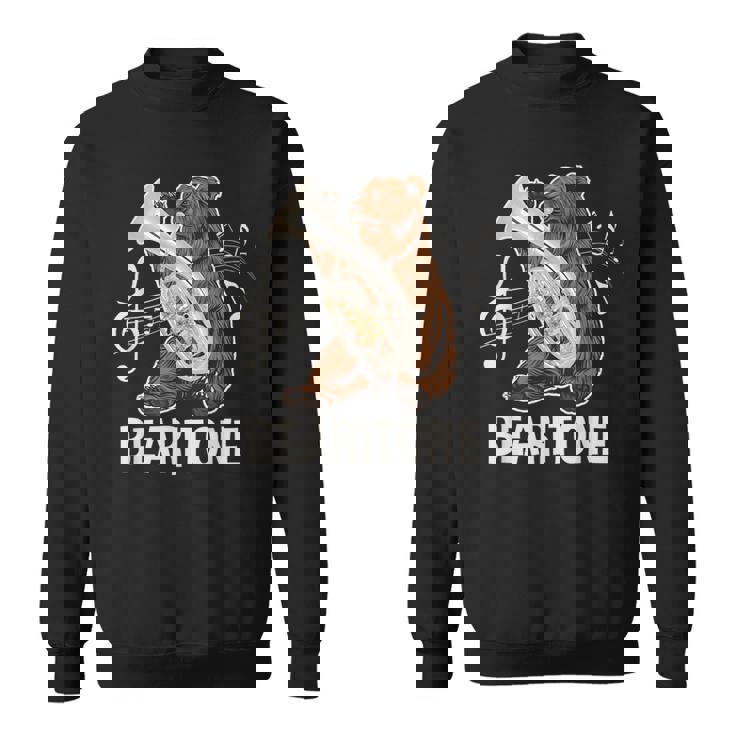 Bearitone Baritone Player Euphonium Lover Marching Band Sweatshirt