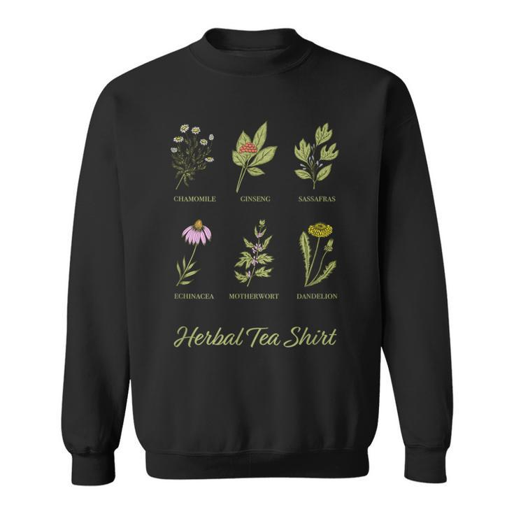 Beautiful Vintage Herb Botanicals Tea Lots Of Colors Sweatshirt