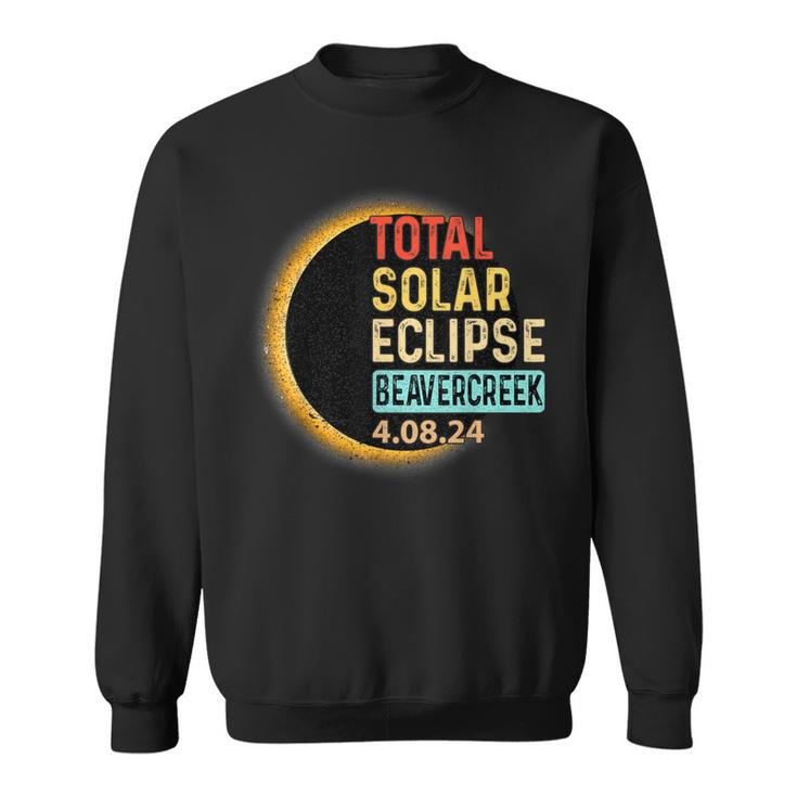 Beavercreek Ohio Oh Total Solar Eclipse Party 2024 Totality Sweatshirt