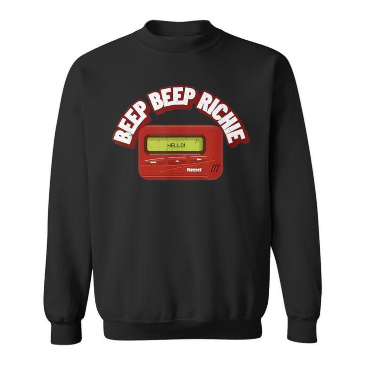 Beep Beep Richie 90S Tech Beeper Vintage Horror Sweatshirt