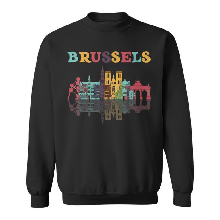 Belgium Brussels Travel Family Vacation Europian Trip Sweatshirt