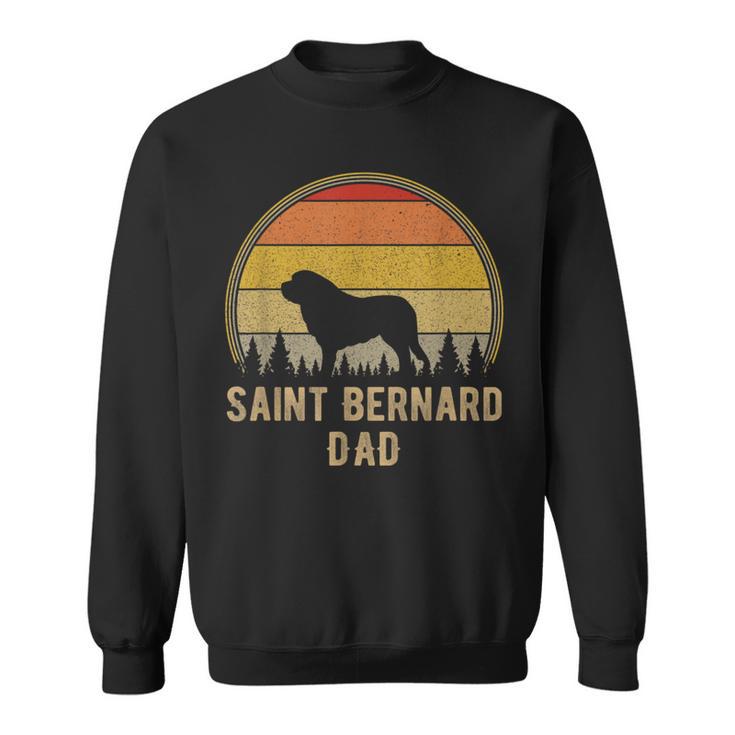 Bernhardiner Hund Papaintage Bernhardiner Liebhaber Sweatshirt