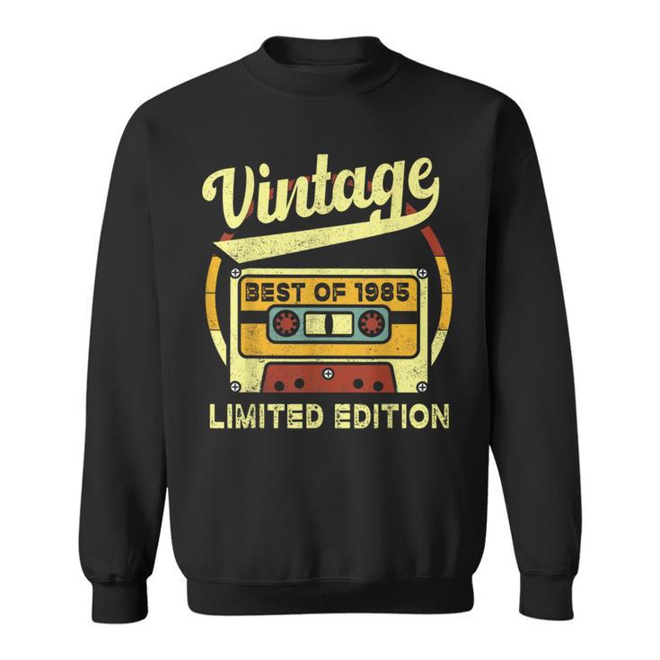 Best Of 1985 39Th Birthday Retro Vintage Cassette Tape Sweatshirt