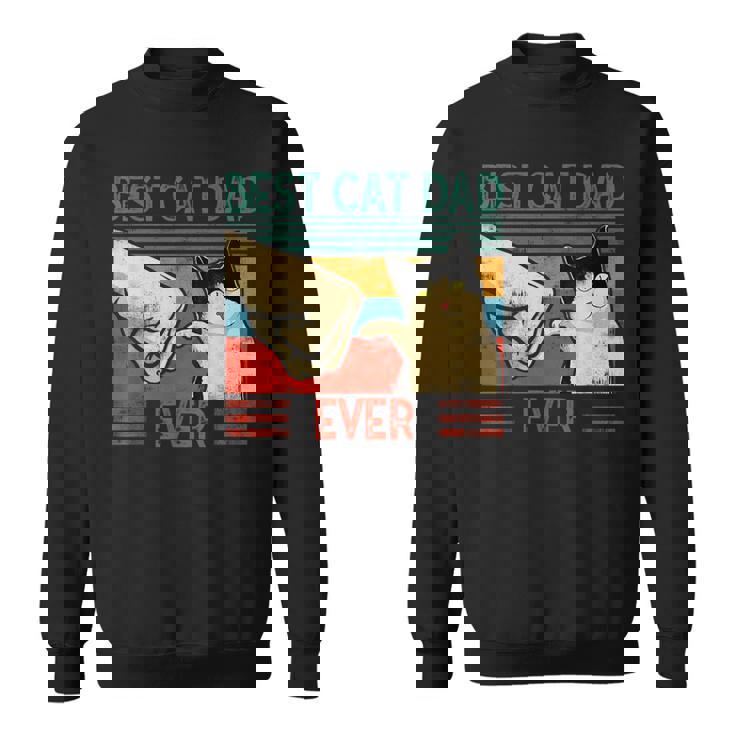Best Cat Dad Ever Cuteintage Best Cat Dad Ever Sweater e