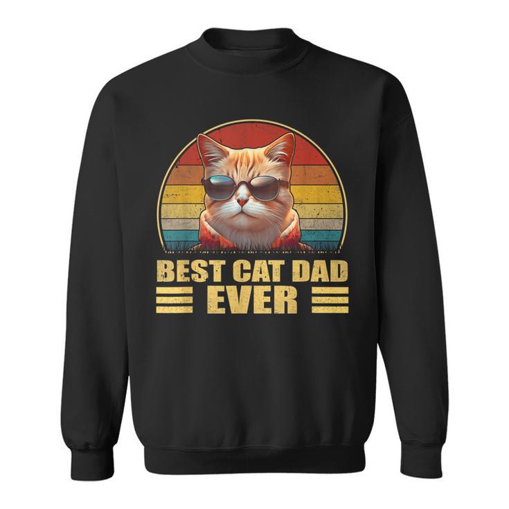 Best Cat Dad Ever Father s Day Father Cat Daddy For Men Sweatshirt Mazezy