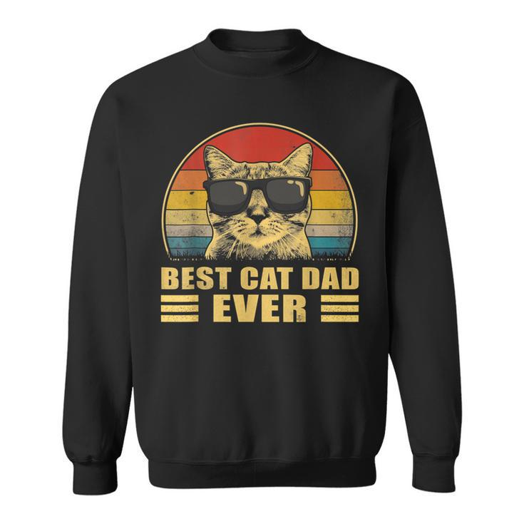 Best Cat Dad Ever Father's Day Father Cat Daddy For Men Sweatshirt