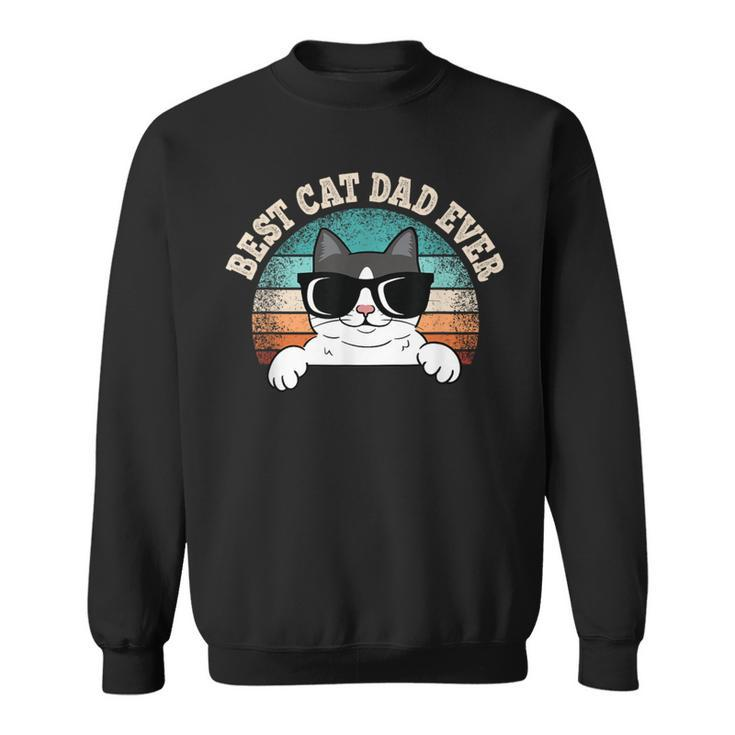 Best Cat Dad Ever Cat Lover Cat Owner Men Sweatshirt