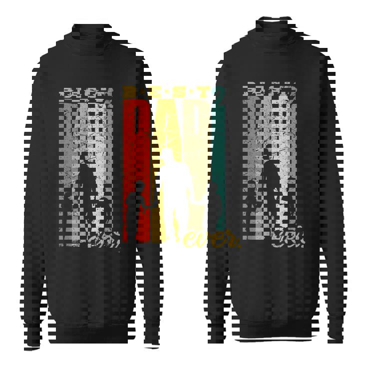 Best Dad Ever Père 2 Fils Papa De Deux Enfants Sweater e