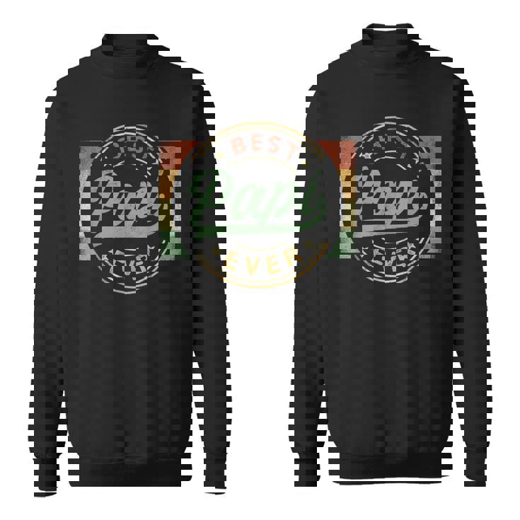 Best Papi Ever Emblem Father's Day Papi Grandpa Sweatshirt
