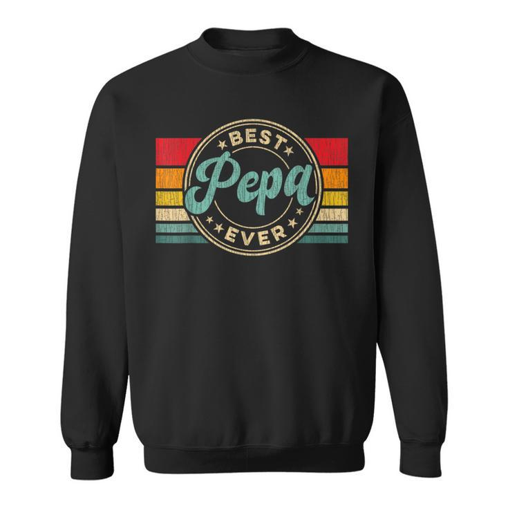 Best Pepa Ever Vintage Retro Father's Day Sweatshirt