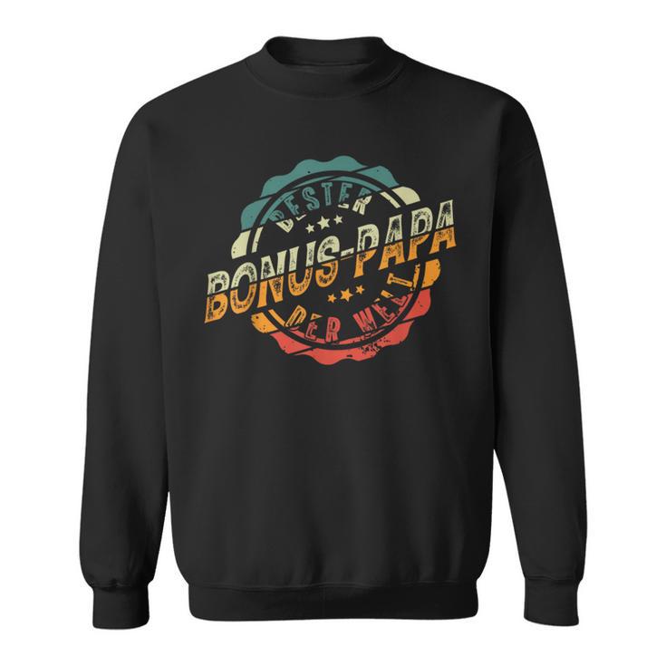 Bester Bonus Papa Der Welt Stepfater Bonuspapa Sweatshirt