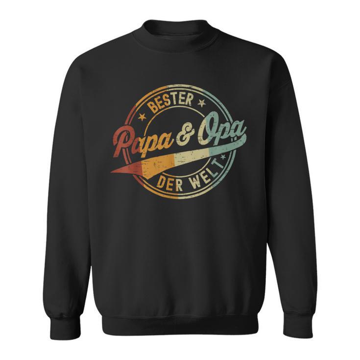 Bester Papa & Opa Der Welt Sweatshirt