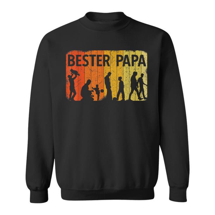 Bester Papa Mit Kind S Sweatshirt