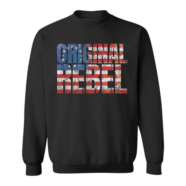 Betsy Ross American Flag Original Rebel Vintage Distressed Sweatshirt