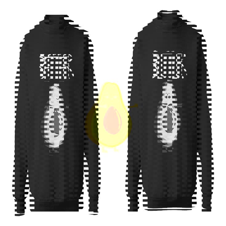 Better Demi-Avocat Assorti Couple Saint-Valentin Mariage Sweater e