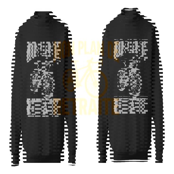 Bicyclette Drôle Mon Plan De Retraite Cycliste Routett Sweater e