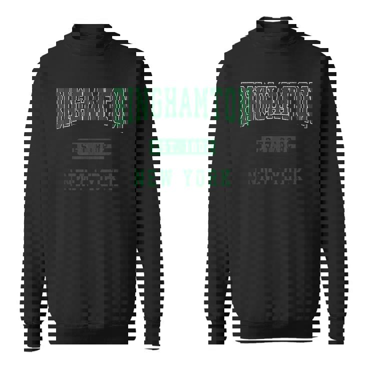 Binghamton New York Ny Vintage Athletic Sports Sweatshirt