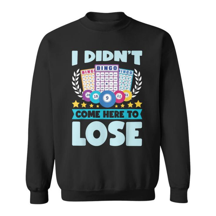 Bingo Player Lover Lucky Bingo Sweatshirt