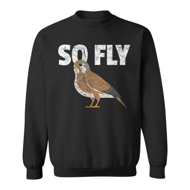 Birding Kestrel Falcon Bird Lover Birdwatcher Sweatshirt
