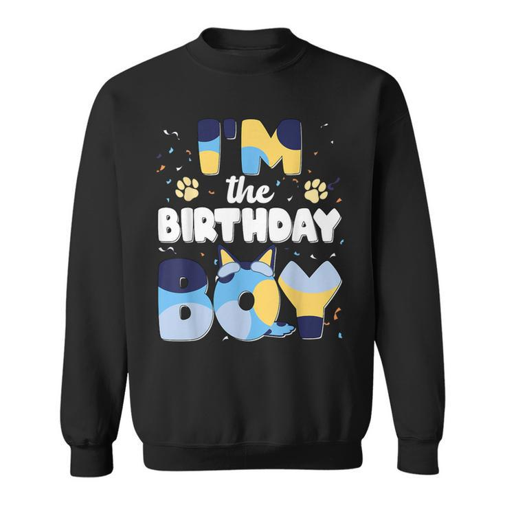 Im The Birthday Boy Dog Family Matching Sweatshirt