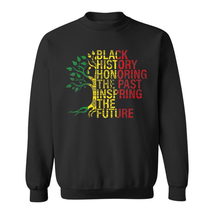 Black History Month Honoring Past Inspiring Future Sweatshirt