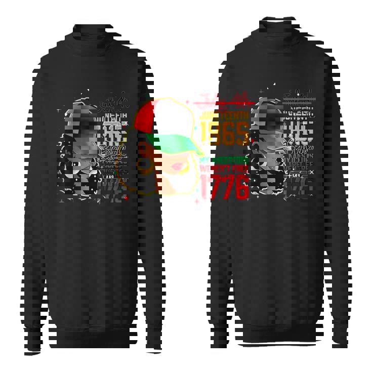 Black History Month Junenth 1865 Sweatshirt