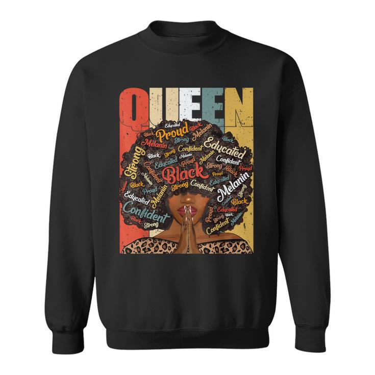 Black History Month Junenth For Black Queen Sweatshirt