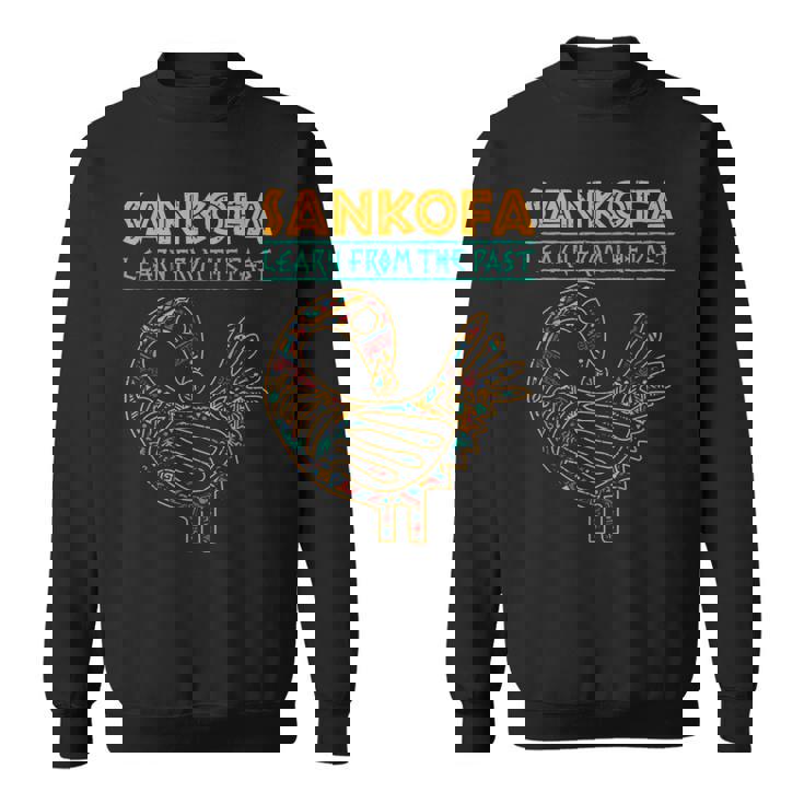 Black History Sankofa African Bird Junenth Sweatshirt