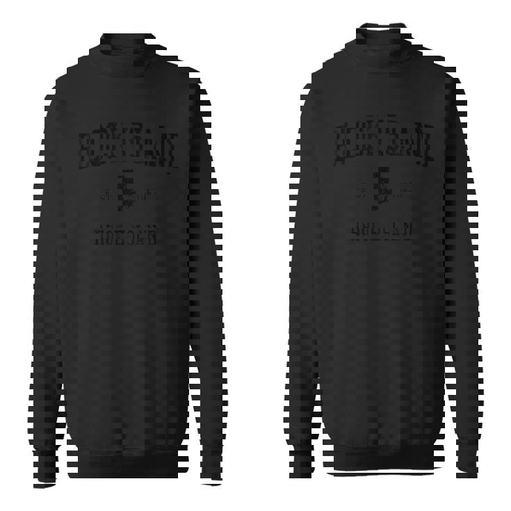 Block Island Rhode Island Ri Vintage Pride Sweatshirt