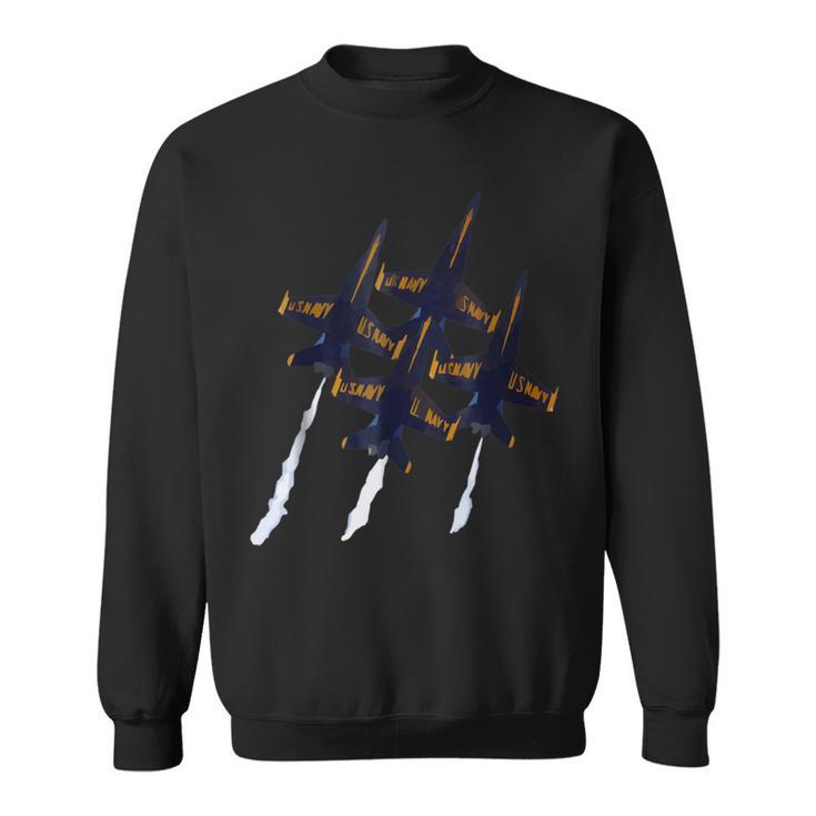 Blue Angels Diamond Formation Navy Sweatshirt